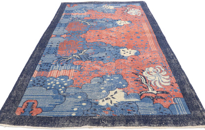 4 x 7 Zeki Muren Vintage Sivas Rug 52580