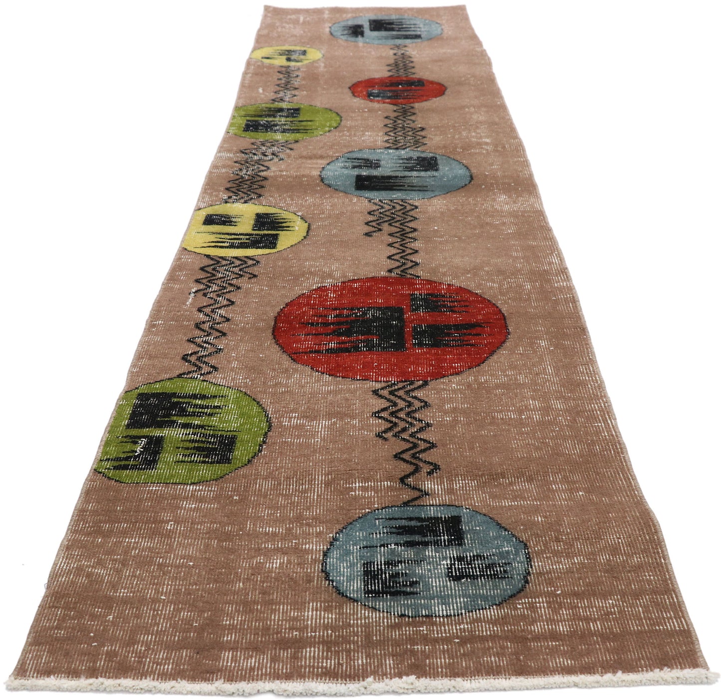 2 x 10 Zeki Muren Vintage Sivas Runner 52581