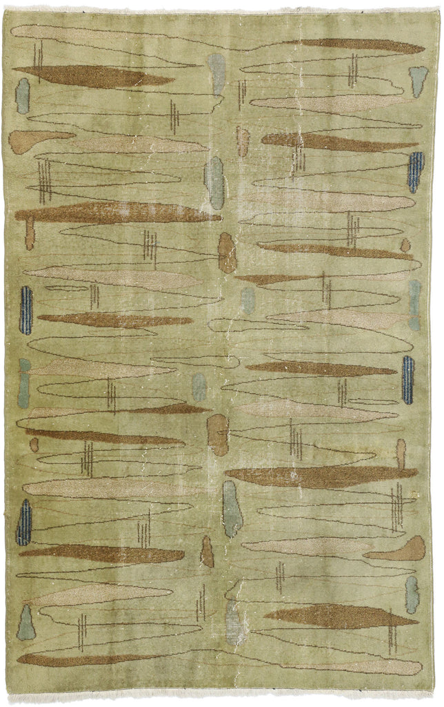 5 x 8 Zeki Muren Vintage Sivas Rug 52582