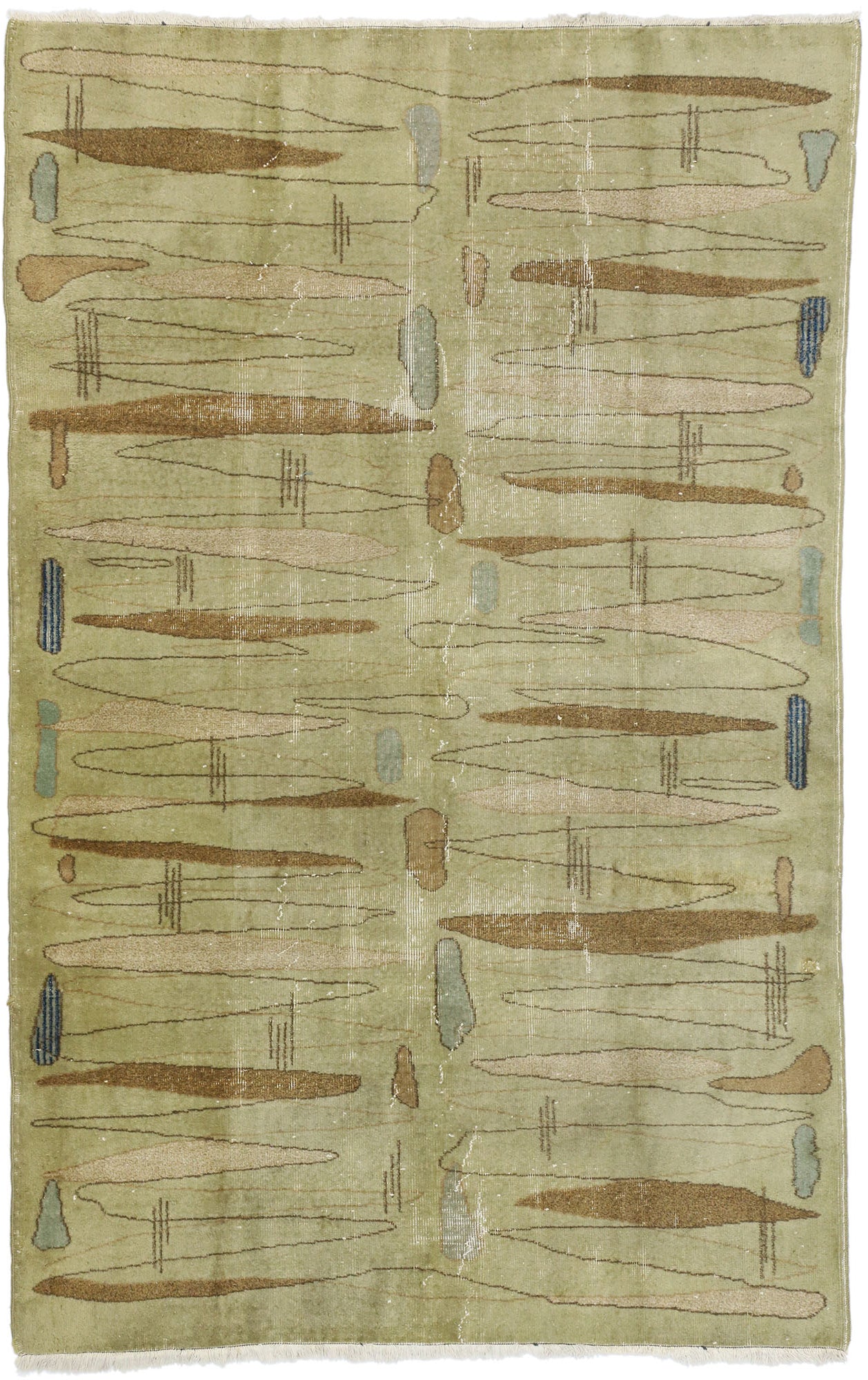 5 x 8 Zeki Muren Vintage Sivas Rug 52582