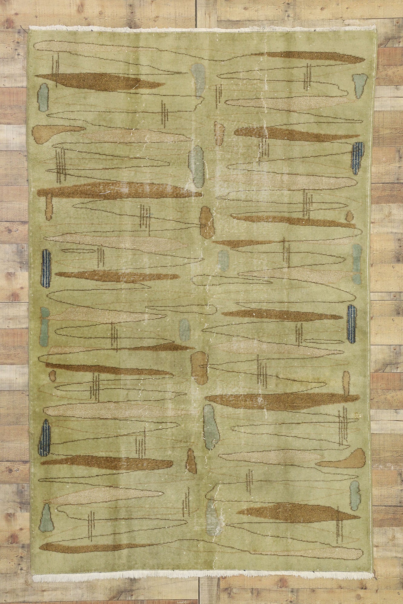 5 x 8 Zeki Muren Vintage Sivas Rug 52582