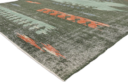 7 x 10 Zeki Muren Vintage Sivas Rug 52583