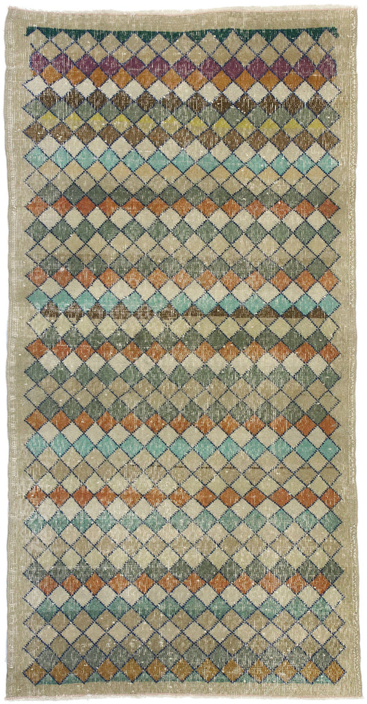 3 x 6 Zeki Muren Vintage Sivas Rug 52584