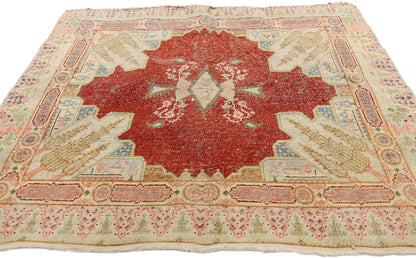 2 x 3 Vintage Sivas Silk Rug 52585