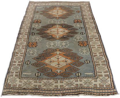 2 x 4 Vintage Oushak Rug 52586
