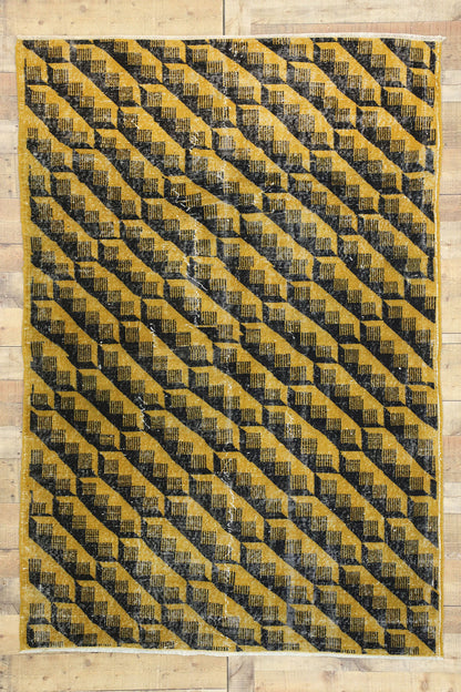 5 x 7 Zeki Muren Vintage Sivas Rug 52587