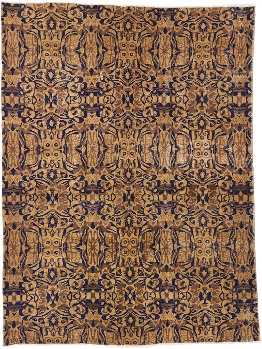 7 x 10 Zeki Muren Vintage Sivas Rug 52591