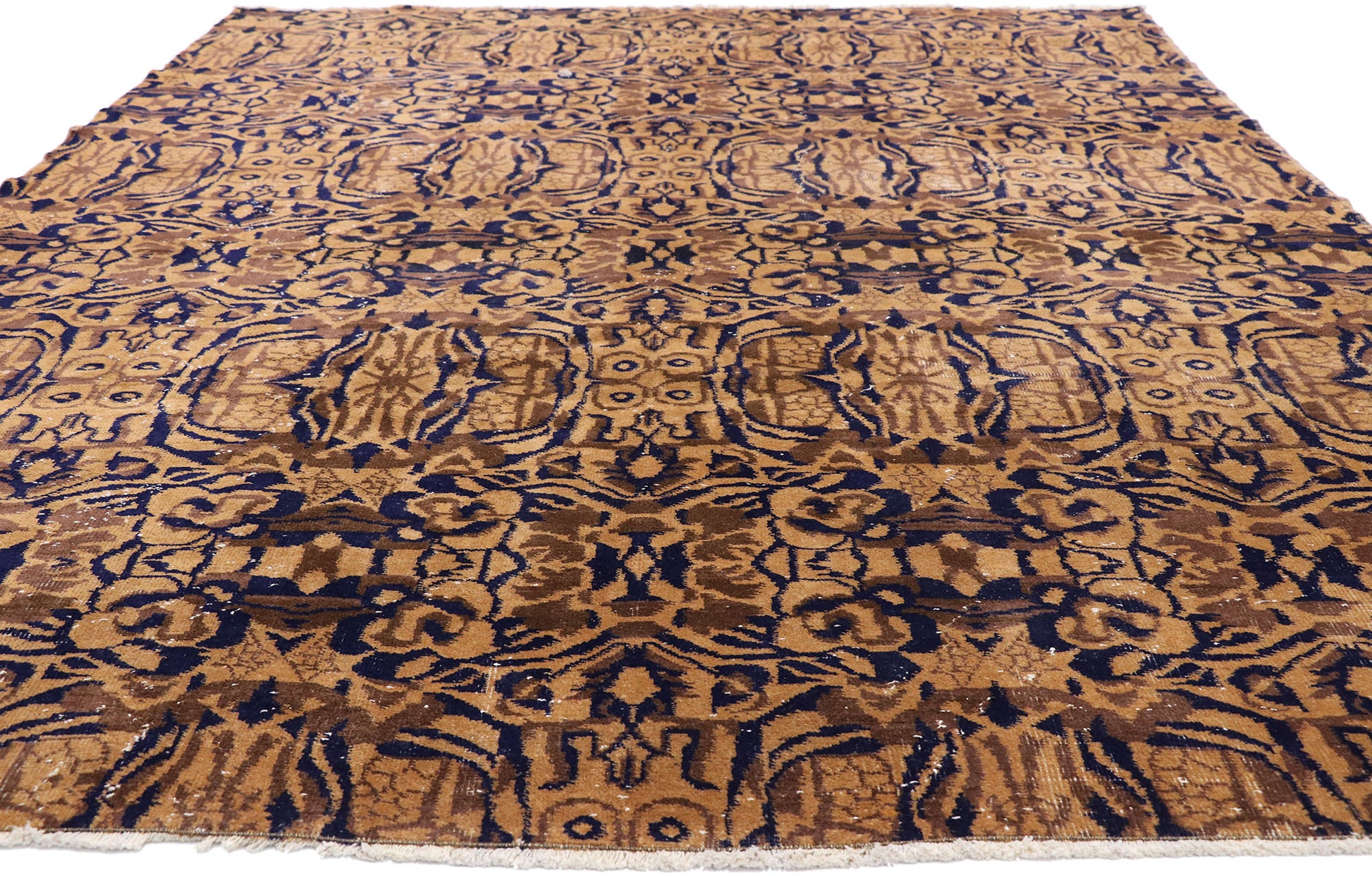 7 x 10 Zeki Muren Vintage Sivas Rug 52591