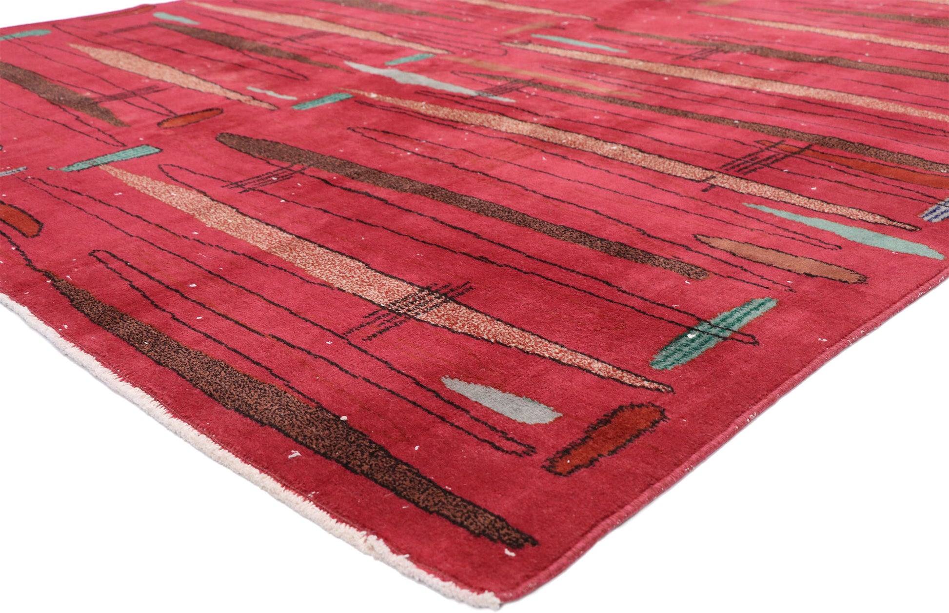 7 x 10 Zeki Muren Vintage Sivas Rug 52592