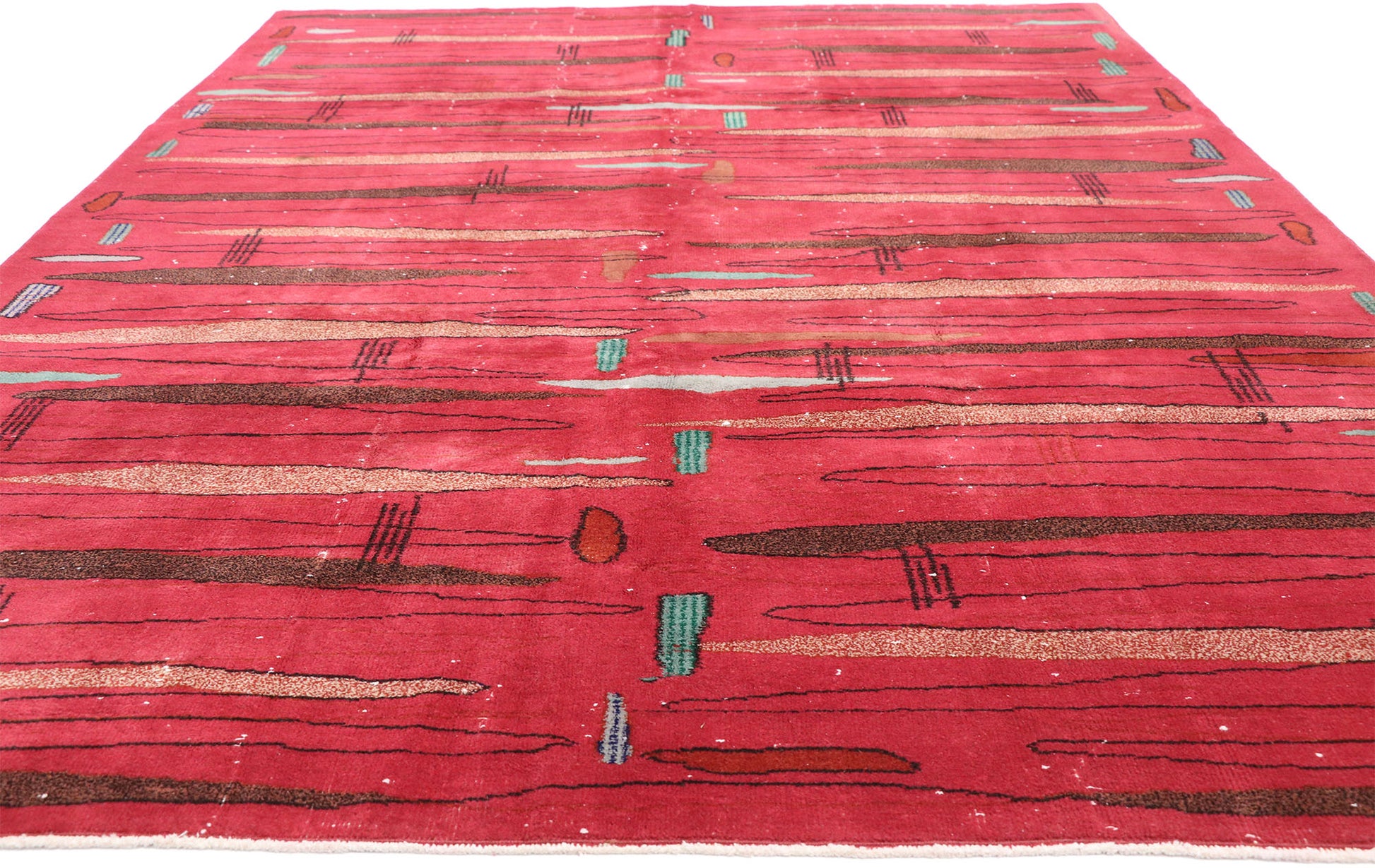 7 x 10 Zeki Muren Vintage Sivas Rug 52592
