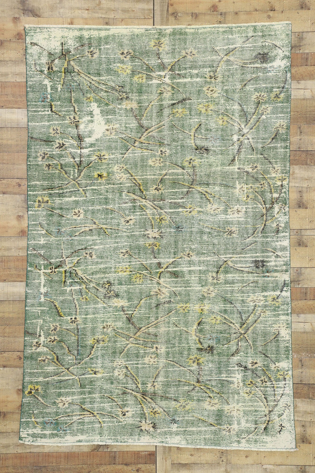 6 x 9 Zeki Muren Vintage Sivas Rug 52594