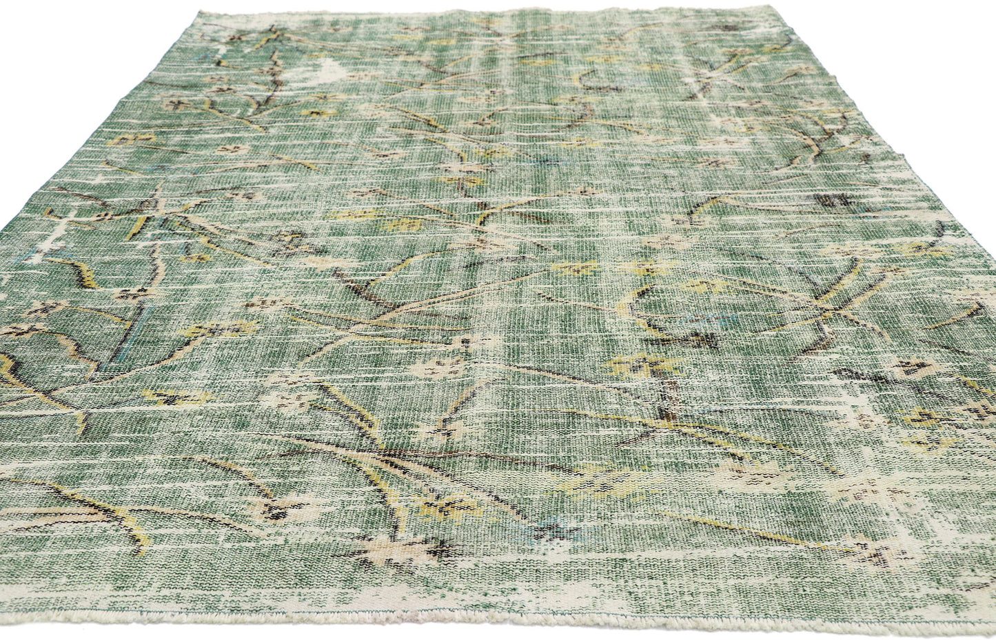 6 x 9 Zeki Muren Vintage Sivas Rug 52594