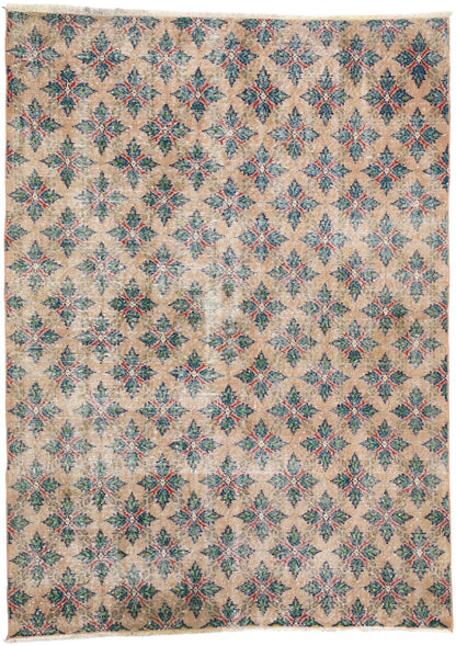 5 x 7 Zeki Muren Vintage Turkish Sivas Rug 52596