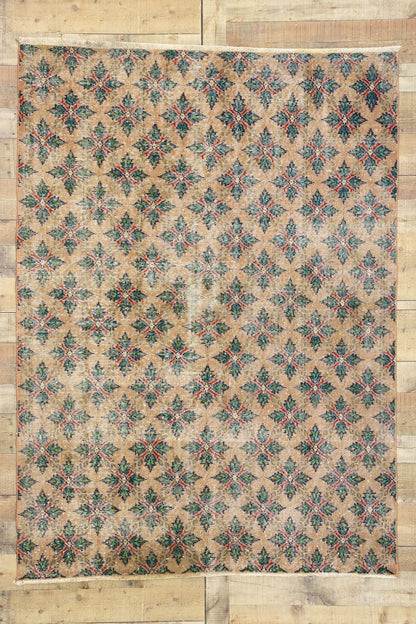 5 x 7 Zeki Muren Vintage Turkish Sivas Rug 52596