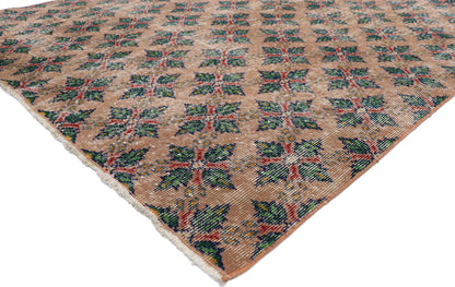 5 x 7 Zeki Muren Vintage Turkish Sivas Rug 52596