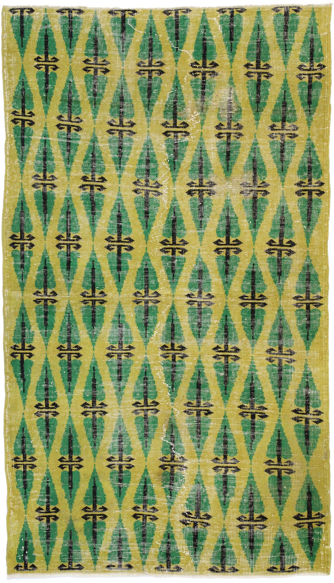4 x 7 Zeki Muren Vintage Turkish Sivas Rug 52599