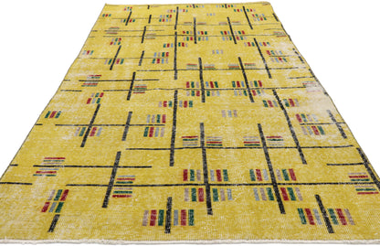 4 x 9 Zeki Muren Vintage Sivas Rug 52600