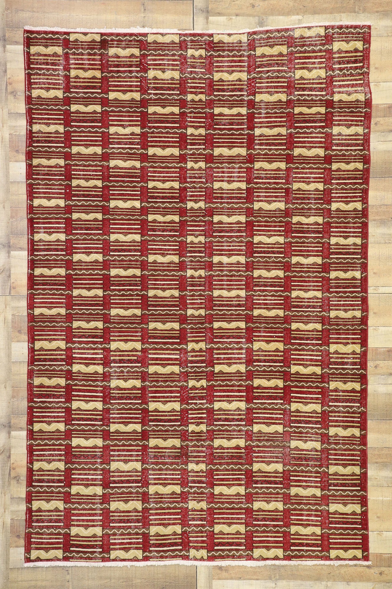 7 x 11 Vintage Turkish Sivas Zeki Muren Rug 52602