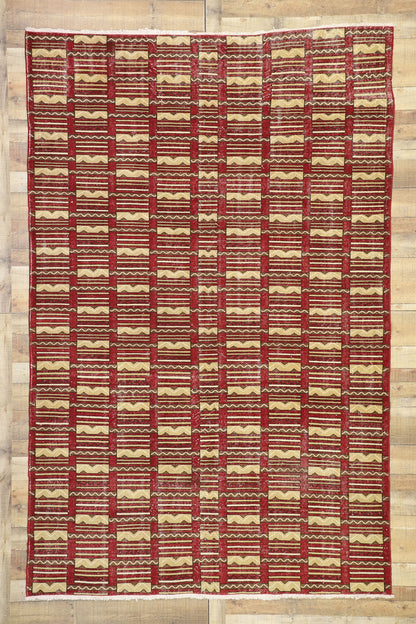 7 x 11 Vintage Turkish Sivas Zeki Muren Rug 52602