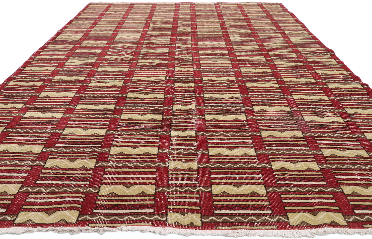7 x 11 Vintage Turkish Sivas Zeki Muren Rug 52602