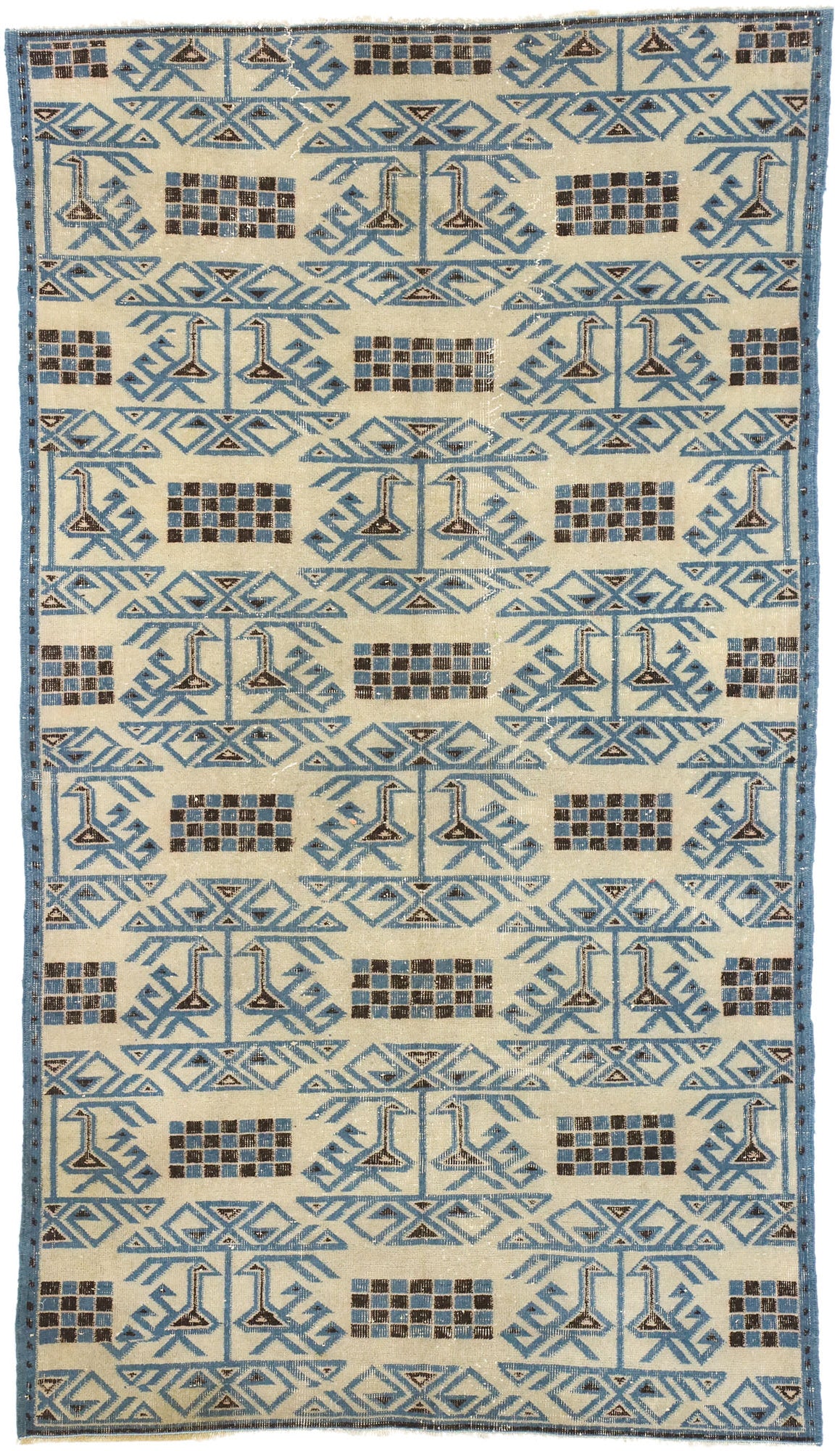 5 x 8 Zeki Muren Vintage Sivas Rug 52605