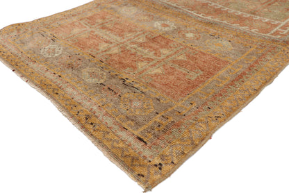 3 x 4 Antique Turkish Oushak Rug 52607
