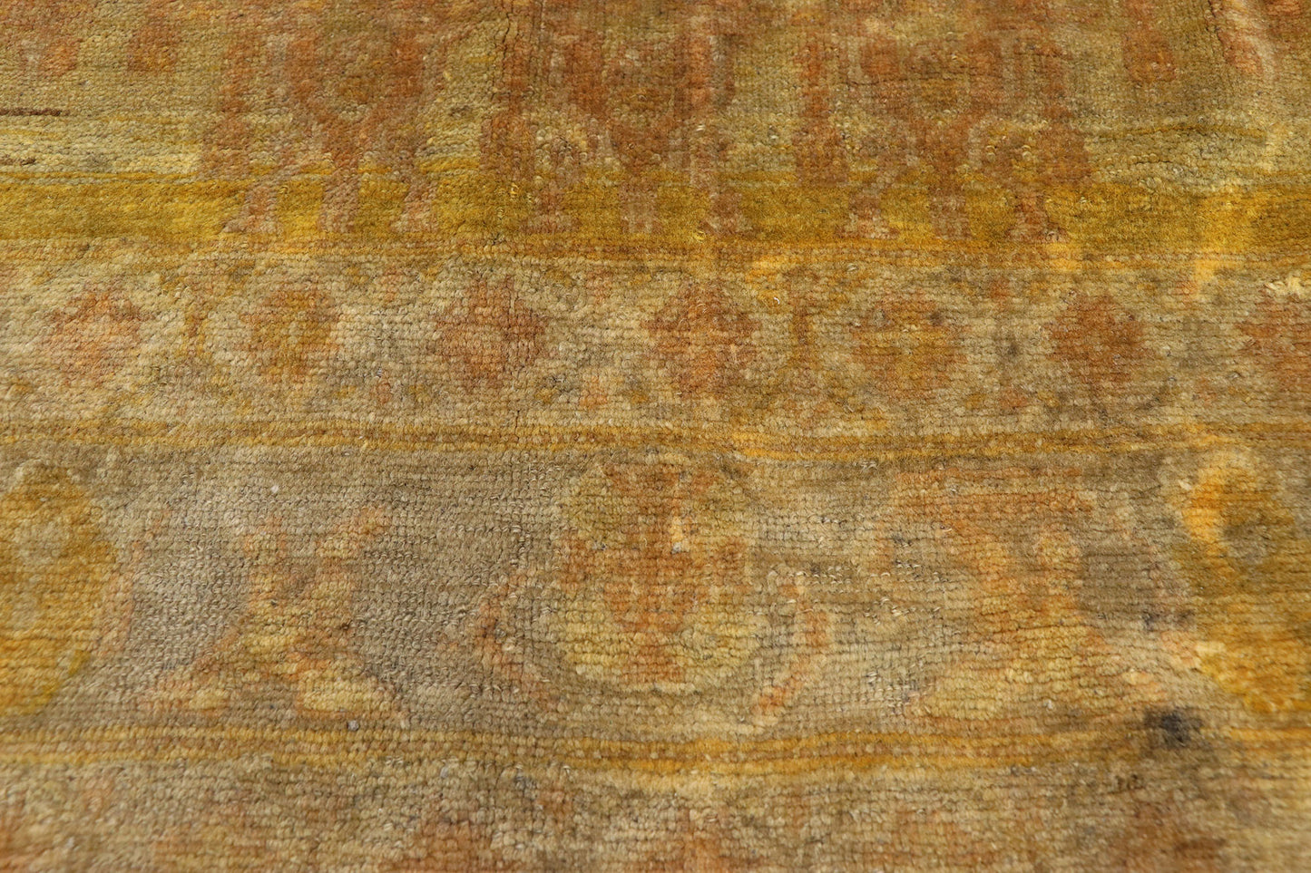 3 x 4 Antique Turkish Oushak Prayer Rug 52608