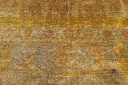 3 x 4 Antique Turkish Oushak Prayer Rug 52608