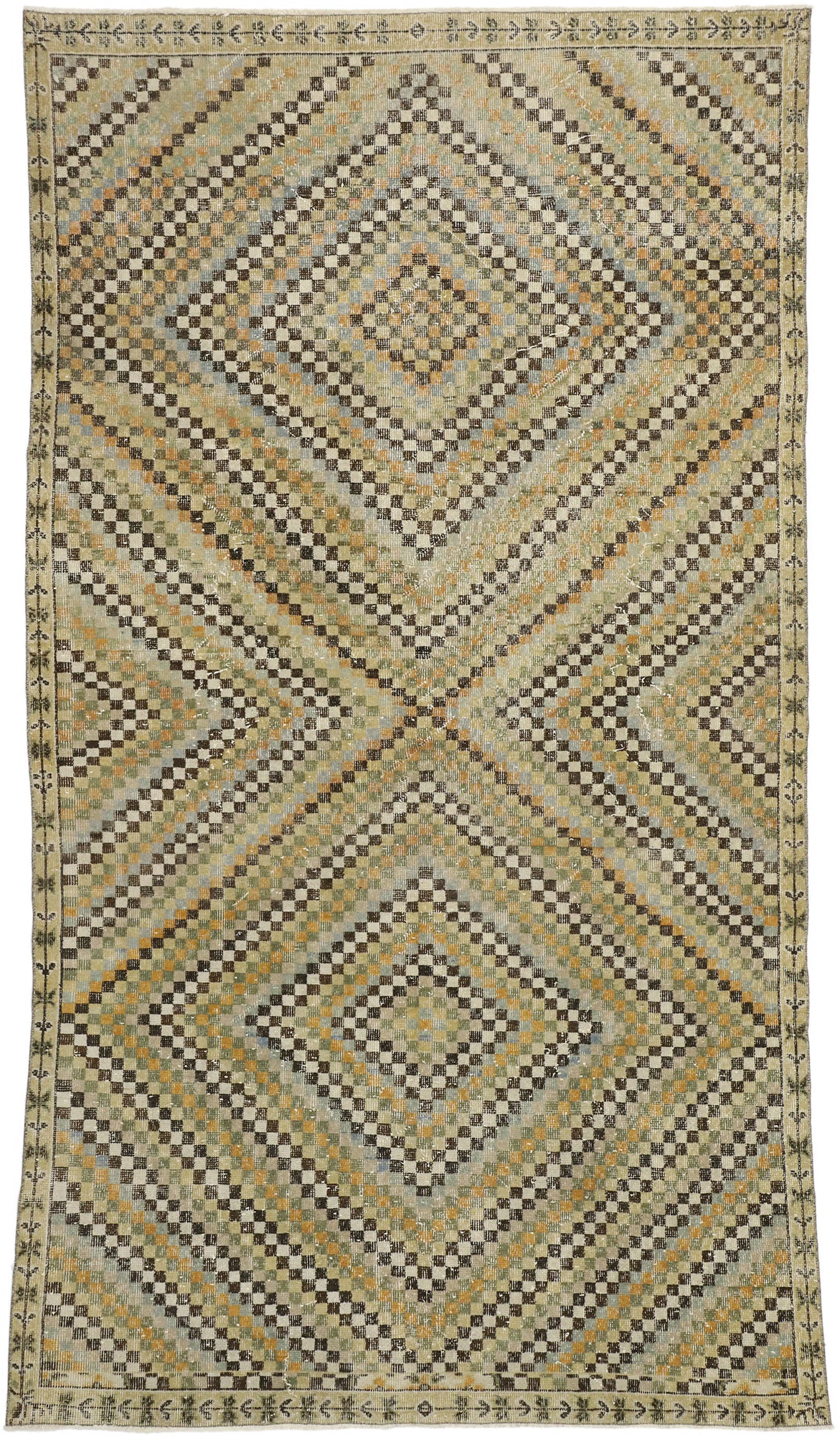 6 x 10 Zeki Muren Vintage Sivas Rug 52611