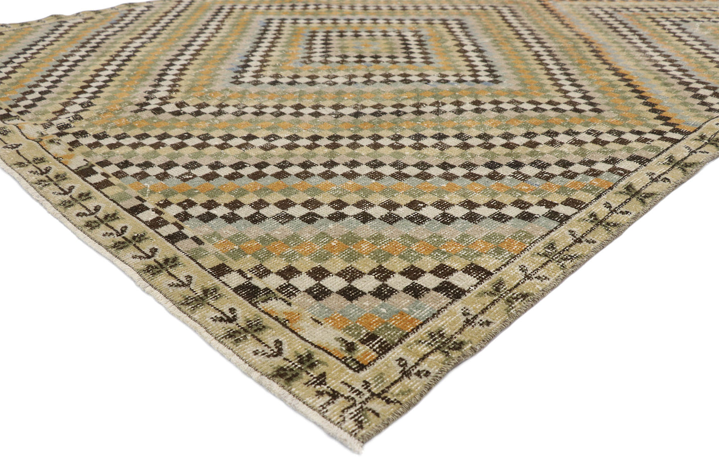 6 x 10 Zeki Muren Vintage Sivas Rug 52611