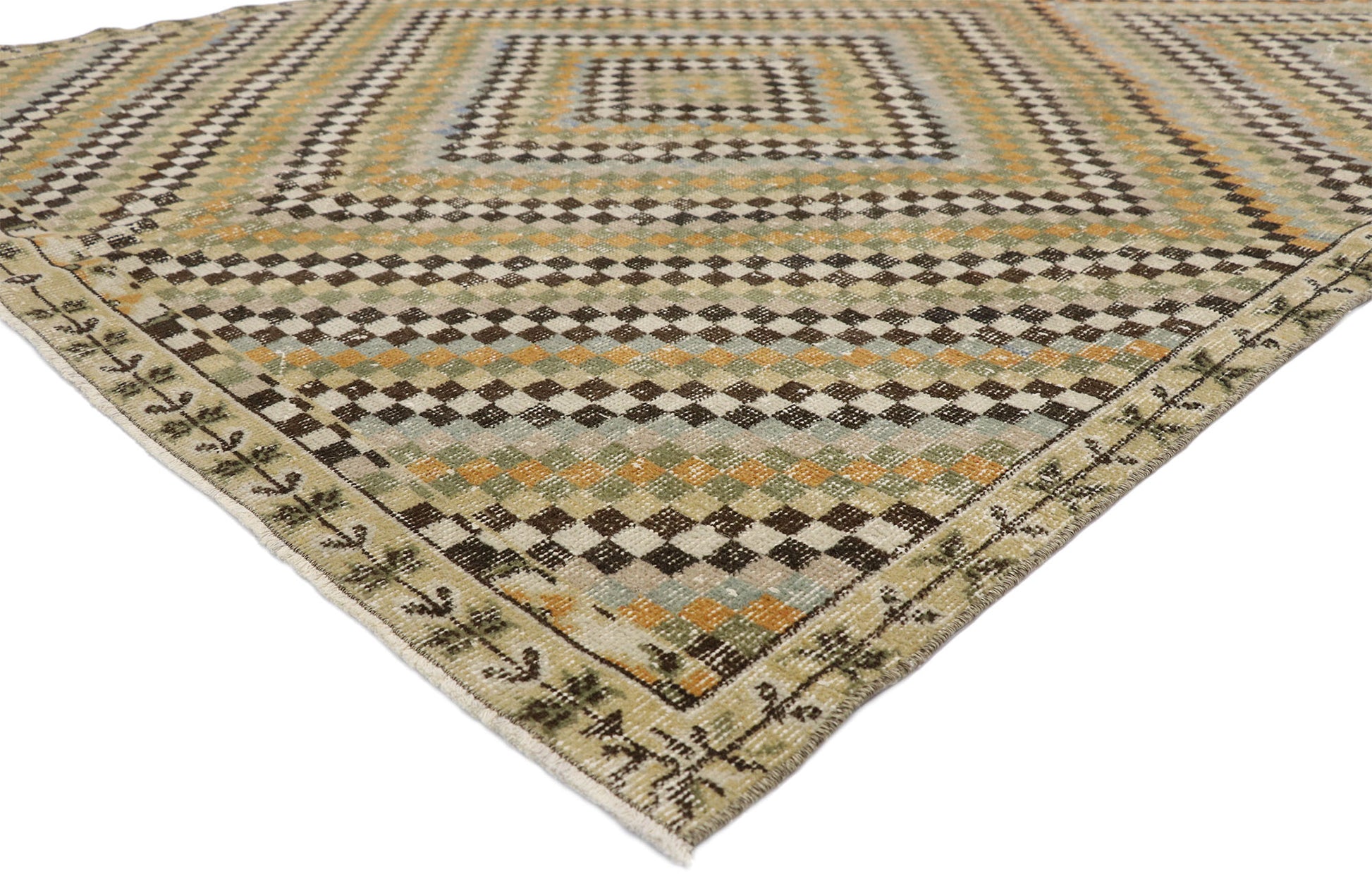 6 x 10 Zeki Muren Vintage Sivas Rug 52611