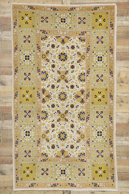 4 x 7 Vintage Turkish Sivas Rug 52615
