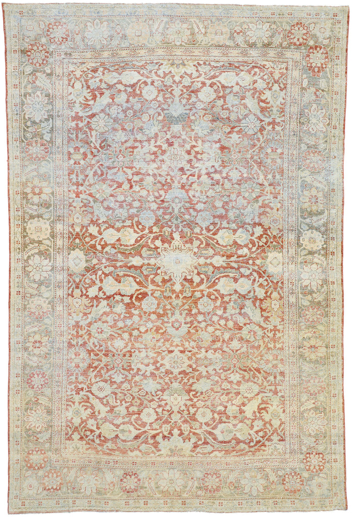 7 x 11 Antique Persian Mahal Rug 52616