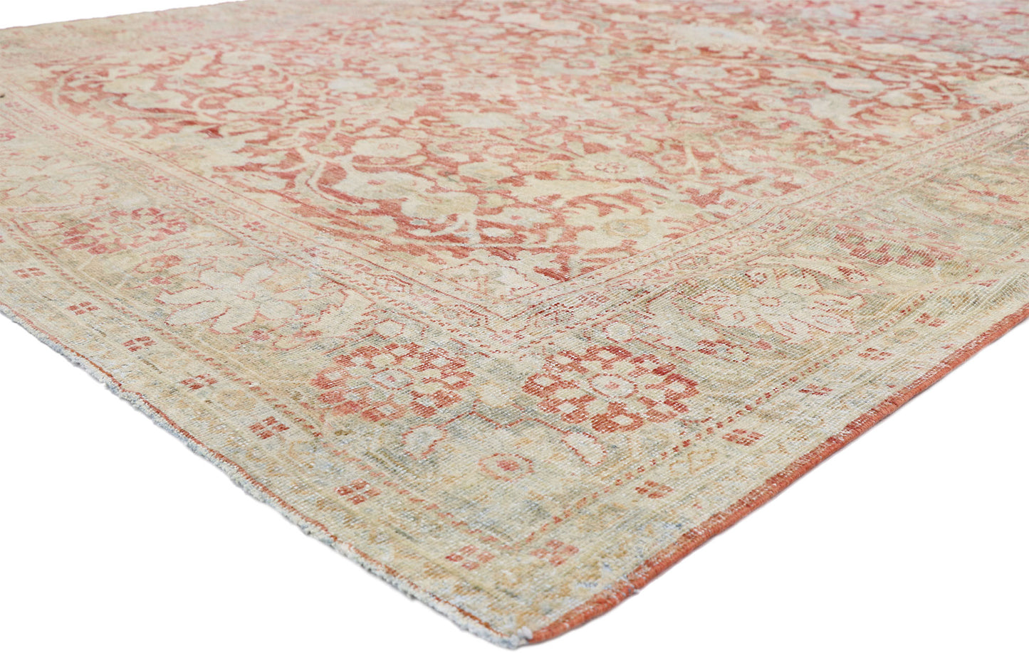 7 x 11 Antique Persian Mahal Rug 52616