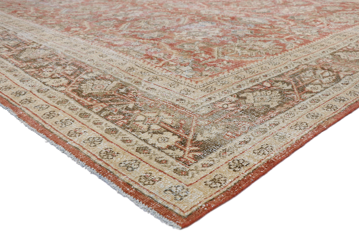 10 x 10 Antique Persian Mahal Rug 52617