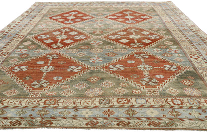 7 x 9 Antique Persian Shiraz Rug 52618