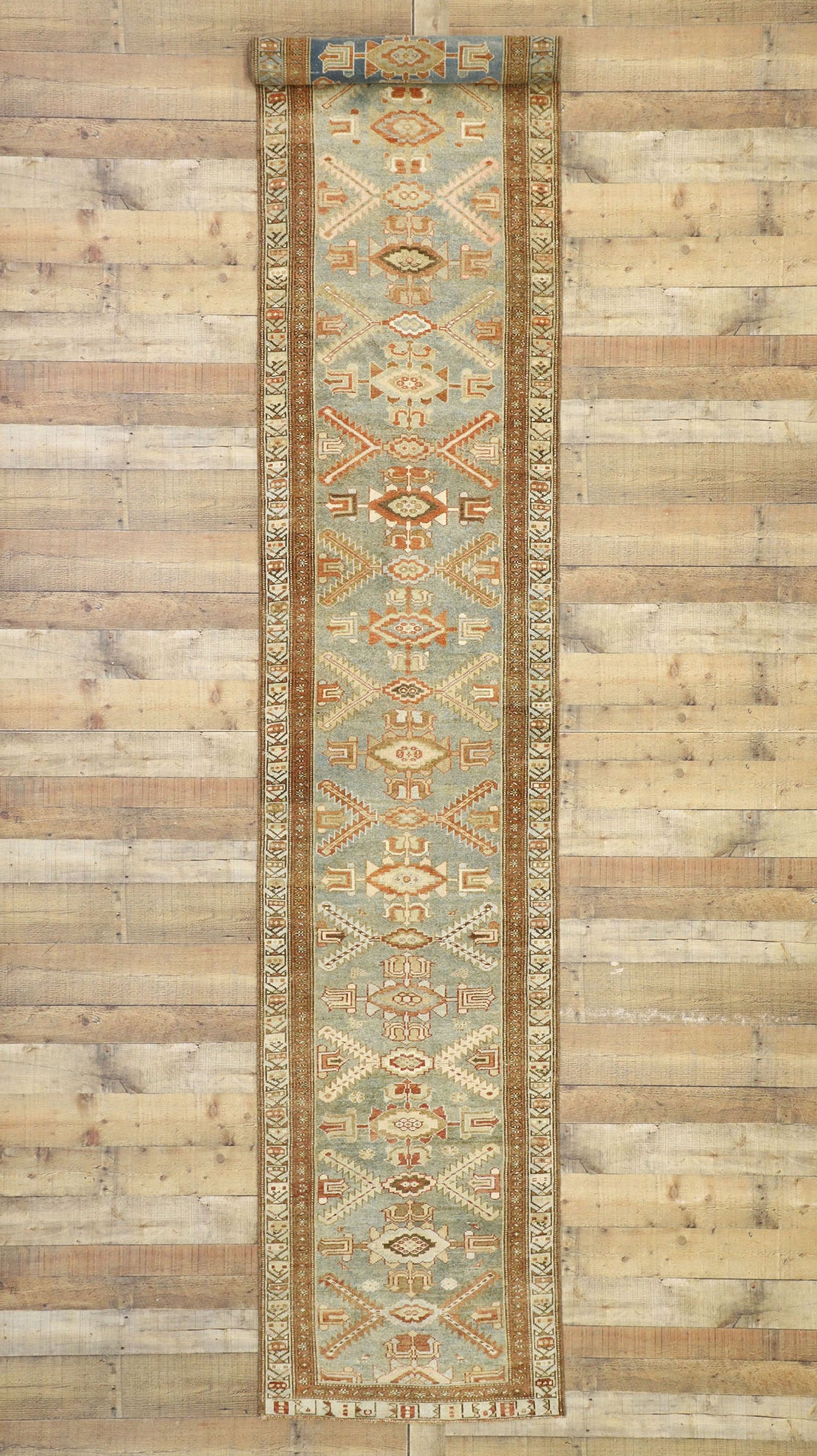 3 x 16 Antique Persian Malayer Runner 52619