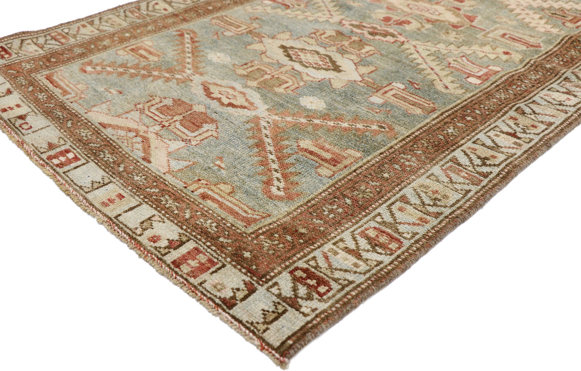 3 x 16 Antique Persian Malayer Runner 52619