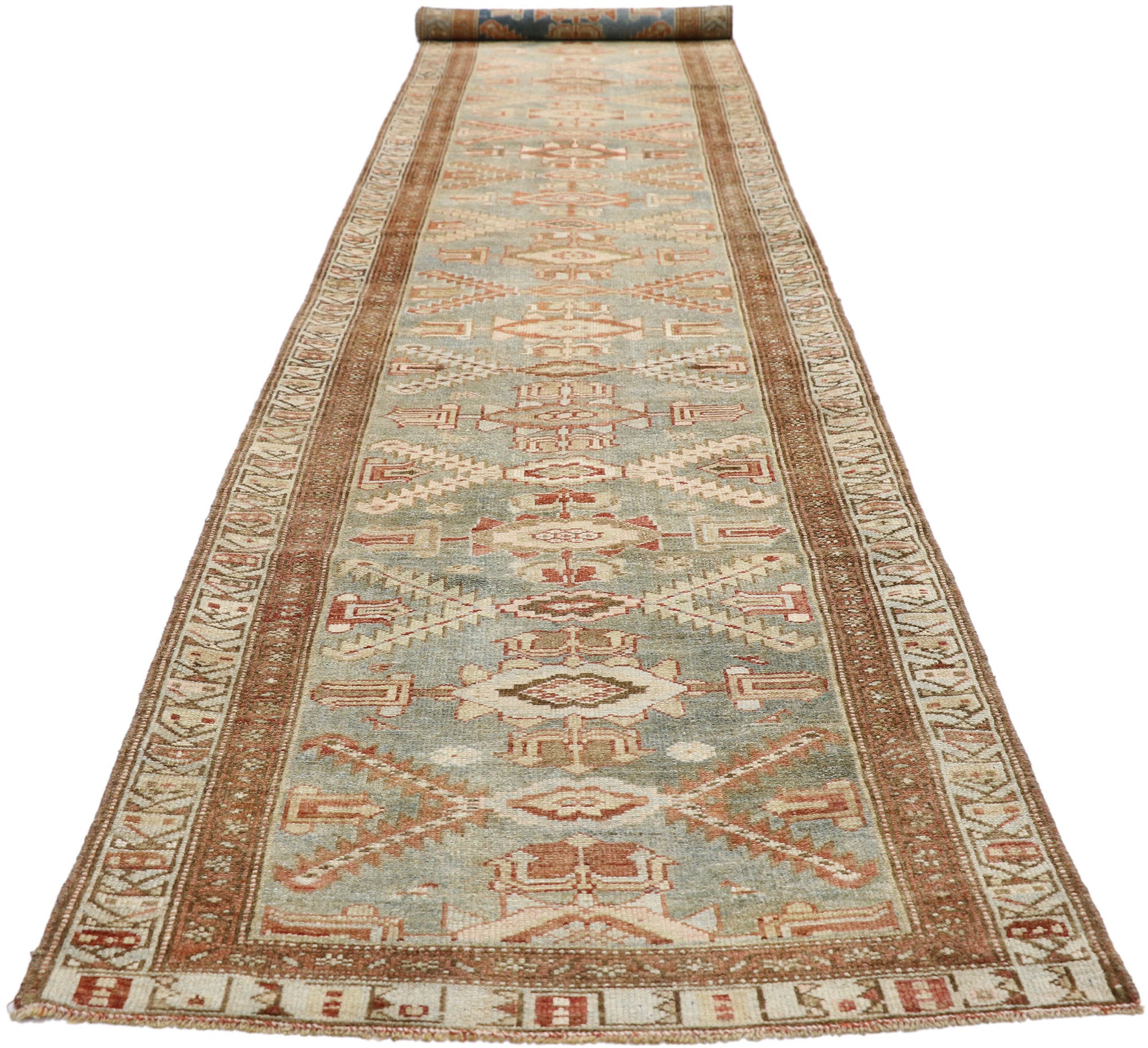 3 x 16 Antique Persian Malayer Runner 52619