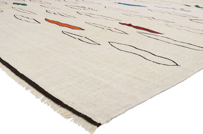 11 x 14 Vintage Turkish Kilim Rug 52624