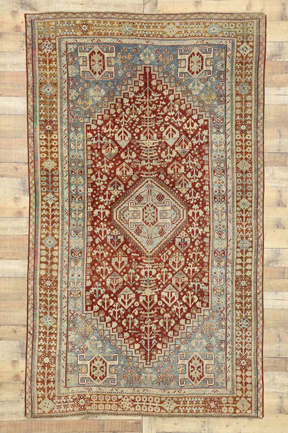 5 x 9 Antique Persian Shiraz Rug 52626