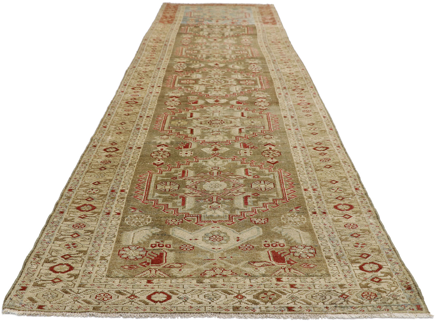 3 x 13 Antique Persian Malayer Runner 52627