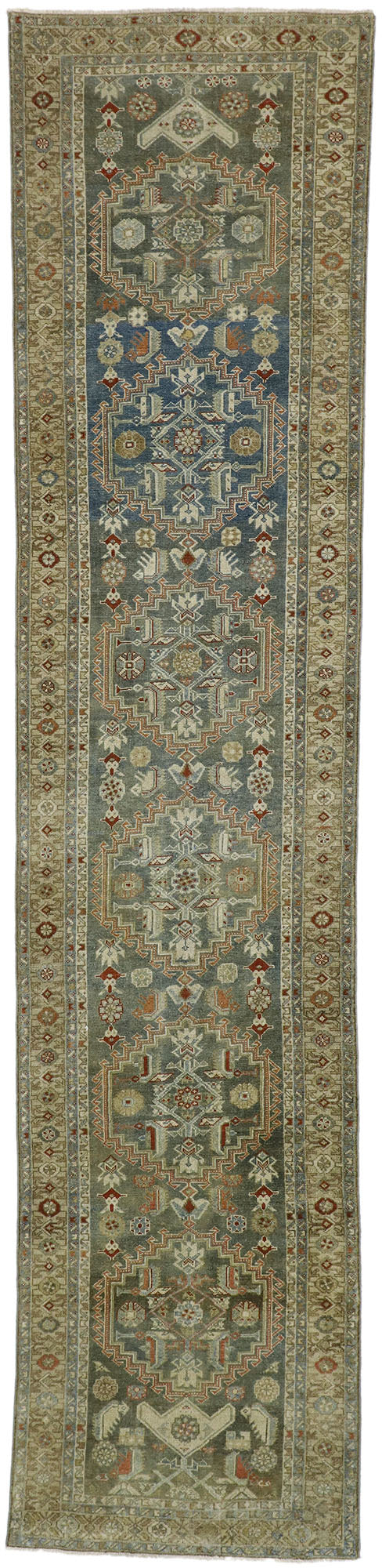 3 x 13 Antique Malayer Runner 52628