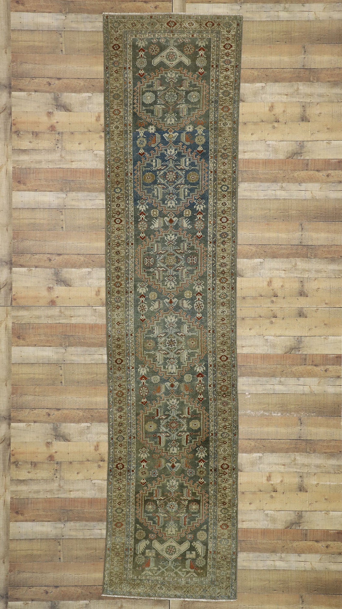 3 x 13 Antique Malayer Runner 52628
