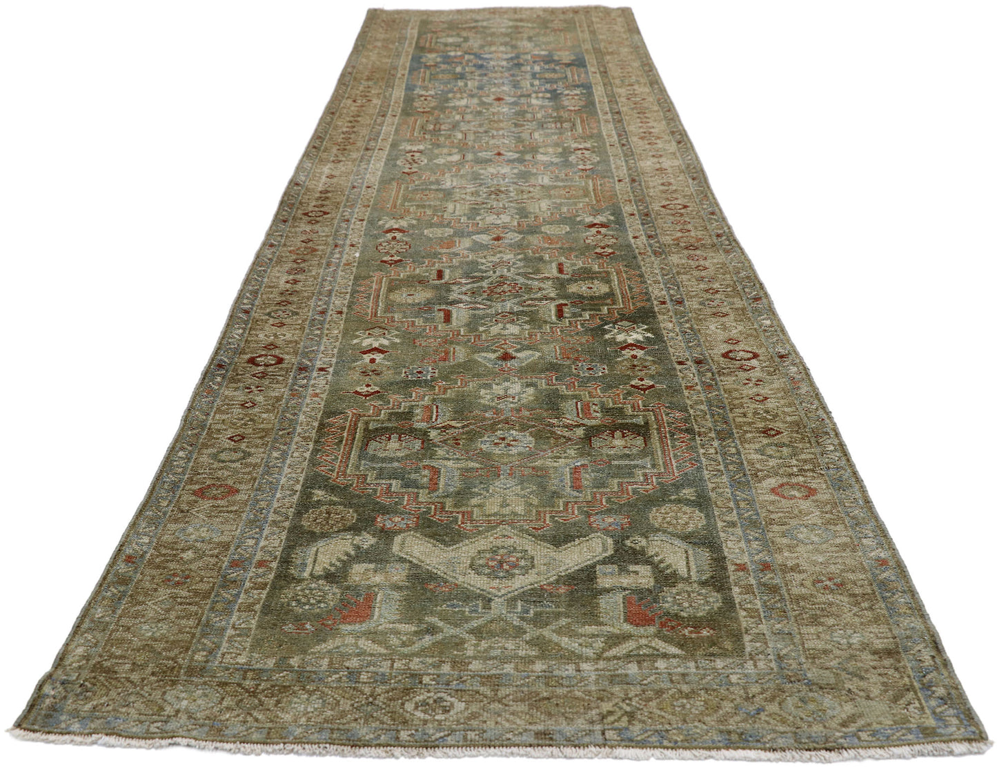 3 x 13 Antique Malayer Runner 52628
