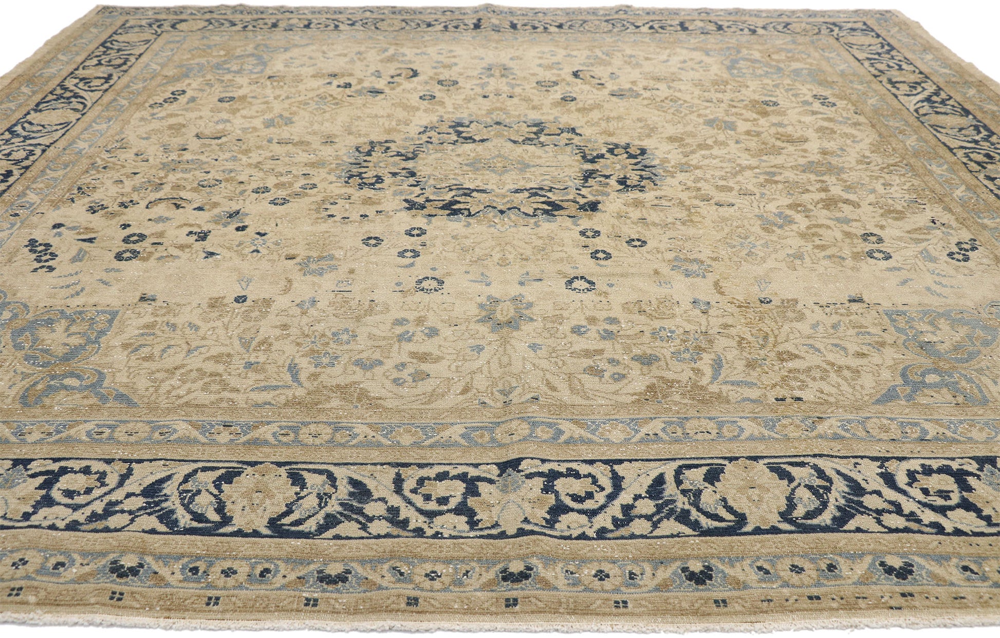8 x 8 Antique Persian Malayer Rug 52629