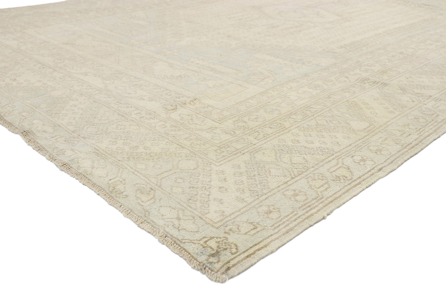 7 x 9 Vintage Oushak Rug 52630