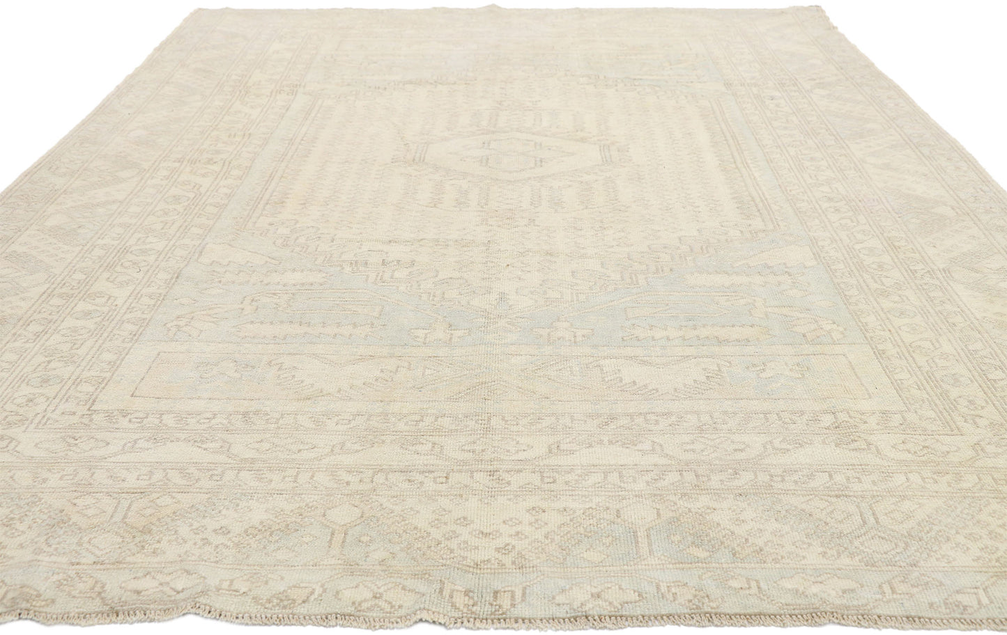 7 x 9 Vintage Oushak Rug 52630