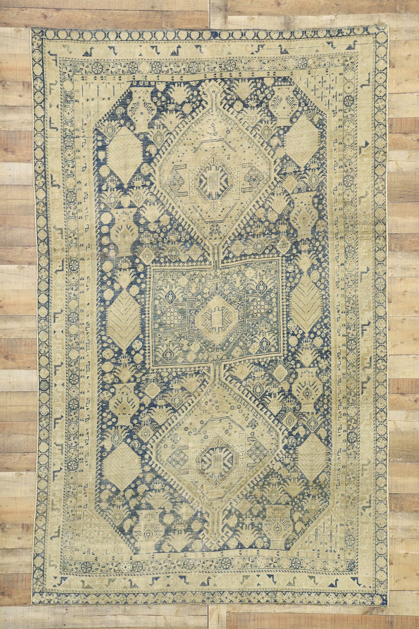6 x 10 Antique Persian Shiraz Rug 52631