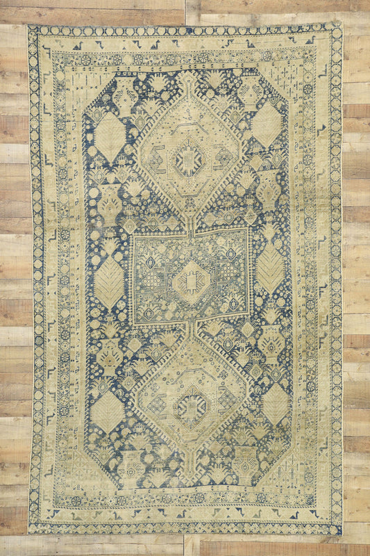 6 x 10 Antique Persian Shiraz Rug 52631